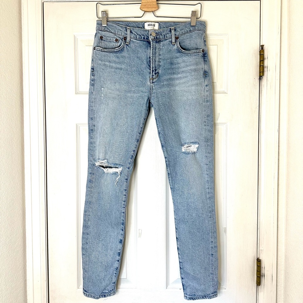 Agolde Sophie Distressed Skinny Jeans Sz 28!